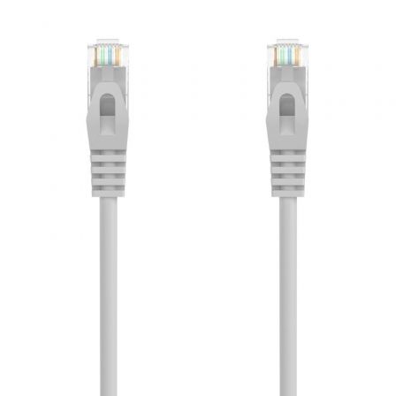 Cable de Red RJ45 AWG24 UTP Aisens A145-0554 Cat.6A/ LSZH/ 1.5m/ Gris