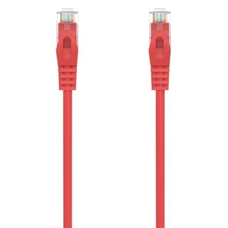 Cable de Red RJ45 AWG24 UTP Aisens A145-0562 Cat.6A/ LSZH/ 3m/ Rojo