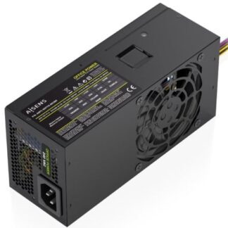 Fuente de Alimentación TFX Aisens ASPC-500TFX-SEOBK/ 500W/ Ventilador 8cm