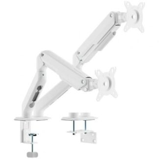 Soporte de Mesa con Contrapeso para 2 Monitores Aisens DT32TSR-439/ Giratorio/ Inclinable/ hasta 9kg