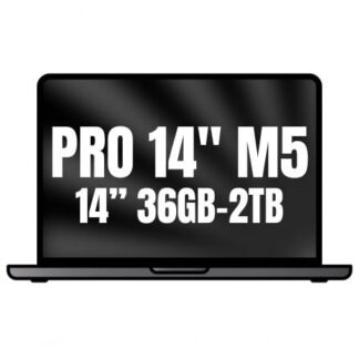 Apple Macbook Pro 14"/ M5 Max 18-Core CPU/ 36GB/ 2TB SSD/ 32-Core GPU/ Negro Espacial