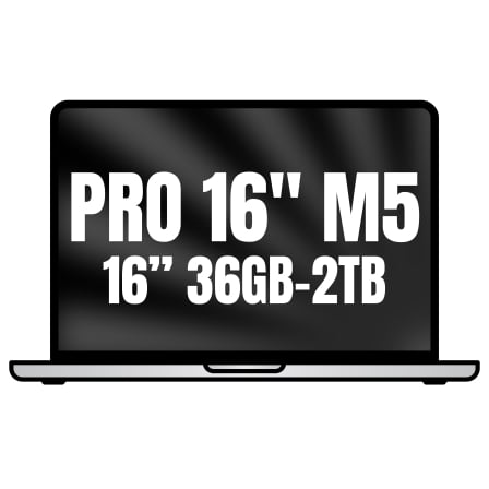 Apple Macbook Pro 16"/ M5 Max 18-Core CPU/ 36GB/ 2TB SSD/ 32-Core GPU/ Plata