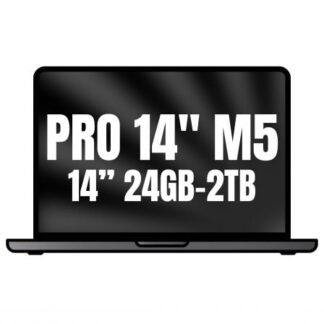 Apple Macbook Pro 14"/ M5 Pro 15-Core CPU/ 24GB/ 2TB SSD/ 16-Core GPU/ Negro Espacial