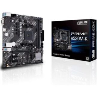 Placa Base Asus Prime A520M-K Socket AM4/ DDR4/ PCIe 3.0/ Micro ATX