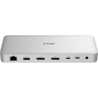 Docking USB Tipo-C 4.0 D-Link DUF-901/E/ 3xUSB/ 3xUSB Tipo-C/ 2xDisplayPort/ 1xRJ45/ 1xUSB Tipo-C PD/ Blanco
