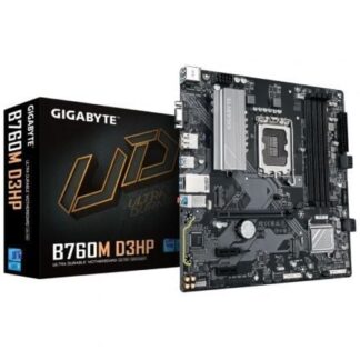 Placa Base Gigabyte B760M D3HP Socket 1700/ DDR5/ PCIe 4.0/ Micro ATX