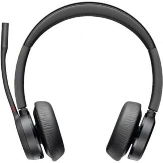 Auriculares Inalámbricos Poly Voyager 4320 para Microsoft Teams + Adaptador BT700/ con Micrófono/ Bluetooth/ Negros