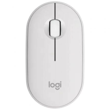 Ratón Inalámbrico Logitech Pebble 2 M350S/ Hasta 1000 DPI/ Blanco