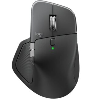 Ratón Ergonómico Inalámbrico Logitech MX Master 4/ Batería recargable/ Hasta 8000 DPI/ Grafito