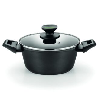 Cacerola Alta Monix Green M480320/ Ø20cm/ Aluminio forjado/ Apta para Inducción