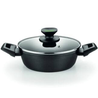 Cacerola Baja Monix Green M480528/ Ø28cm/ Aluminio forjado/ Apta para Inducción