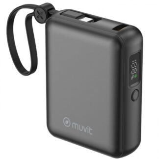 Powerbank 10000mAh Muvit For Change MCCHP0014/ 35W/ Negra