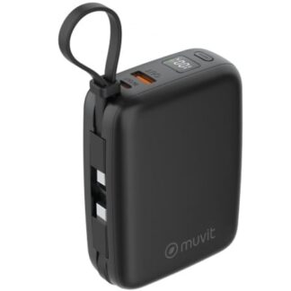 Powerbank 20000mAh Muvit For Change MCCHP0015/ 65W/ Negra