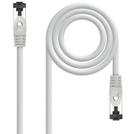 Cable de Red RJ45 SSTP Nanocable 10.20.2007 Cat.8.1/ 7m/ Gris