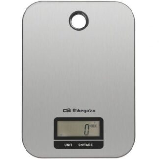 Báscula de Cocina Electrónica Orbegozo PC 1019/ hasta 5kg/ Plata