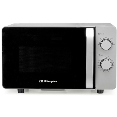 Microondas Orbegozo MI 2062 CE/ 700W/ Capacidad 20L/ Gris