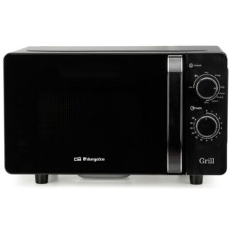 Microondas Orbegozo MIG 2071 CE/ 700W/ Capacidad 20L/ Función Grill/ Negro