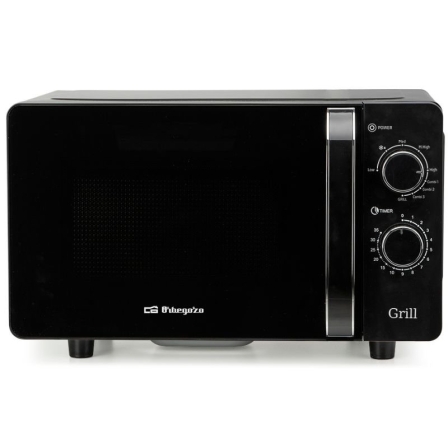 Microondas Orbegozo MIG 2071 CE/ 700W/ Capacidad 20L/ Función Grill/ Negro