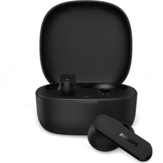 Auriculares Bluetooth Philips TAT2100BK con estuche de carga/ Autonomía 8h/ Negros