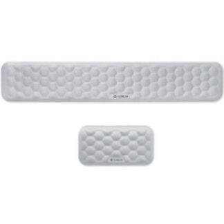 Pack de 2 Reposamuñecas Subblim Ergo AirPadding/ Plateadas
