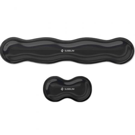 Pack de 2 Reposamuñecas Subblim Ergo Crystal Flex