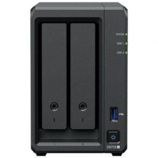 NAS Synology Diskstation DS725+/ 2 Bahías 3.5"- 2.5"/ 8GB DDR4/ Formato Torre