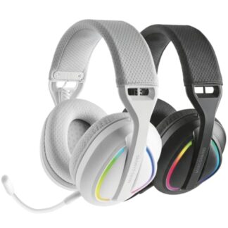 Auriculares Gaming Inalámbricos con Micrófono Mars Gaming MHW-QUASAR/ Jack 3.5/ Bluetooth/ Blancos
