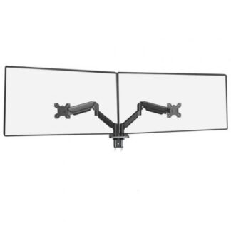 Soporte de Mesa para 2 Monitores Mars Gaming MARM-PRO2/ Giratorio/ Inclinable/ Rotatorio/ hasta 10kg