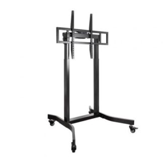 Soporte de Suelo Eléctrico con Ruedas TooQ FSM02-B para TV 55-100"/ hasta 120kg