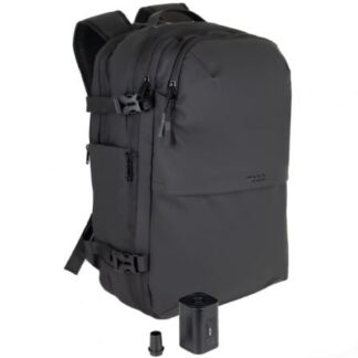 Mochila TooQ TQBP-V101-BK/ Capacidad 30-55L/ Negra/ Incluye Bomba de Aire