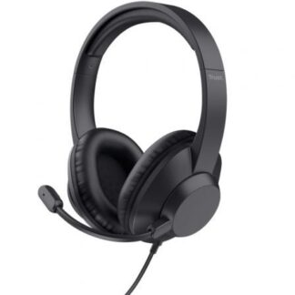 Auriculares Trust Ayda Max USB/ con Micrófono/ USB/ Negros