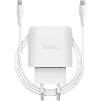 Cargador de Pared GaN Trust Maxo 45W/ 1xUSB Tipo-C/ Incluye Cable USB Tipo-C/ 45W
