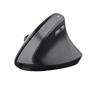 Ratón Vertical Inalámbrico Trust Bayo II/ Batería recargable/ Hasta 2400 DPI