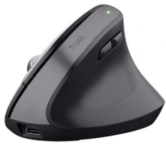 Ratón Vertical Inalámbrico Trust Bayo+/ Batería Recargable/ Hasta 2400 DPI