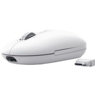 Ratón Inalámbrico Trust Seron 26019/ Batería recargable/ Hasta 3200 DPI/ Blanco