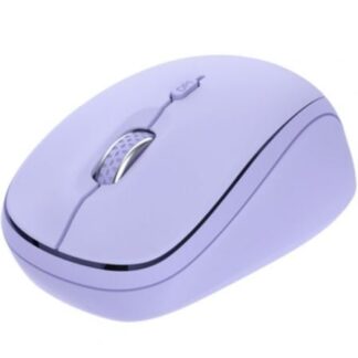 Ratón Mini Inalámbrico Trust Yvi+ Multidispositivo/ Hasta 1600 DPI/ Púrpura