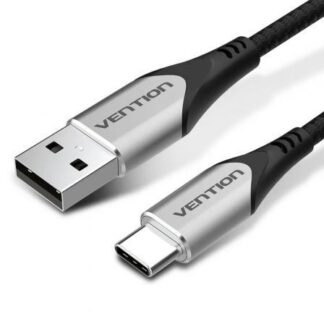 Cable USB 2.0 Tipo-C Vention CODHD/ USB Tipo-C Macho - USB Macho/ 480Mbps/ 50cm/ Gris