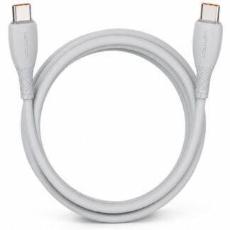 Cable USB 2.0 Tipo-C Vention TRWHF/ USB Tipo-C Macho - USB Tipo-C Macho/ Hasta 100W/ 480Mbps/ 1m/ Gris