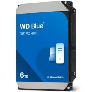 Disco Duro Western Digital WD Blue PC Desktop 6TB/ 3.5"/ SATA III/ 256MB